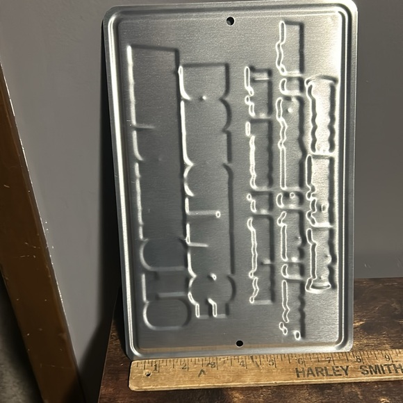 New Burglar Tin Sign shotgun - Picture 2 of 5